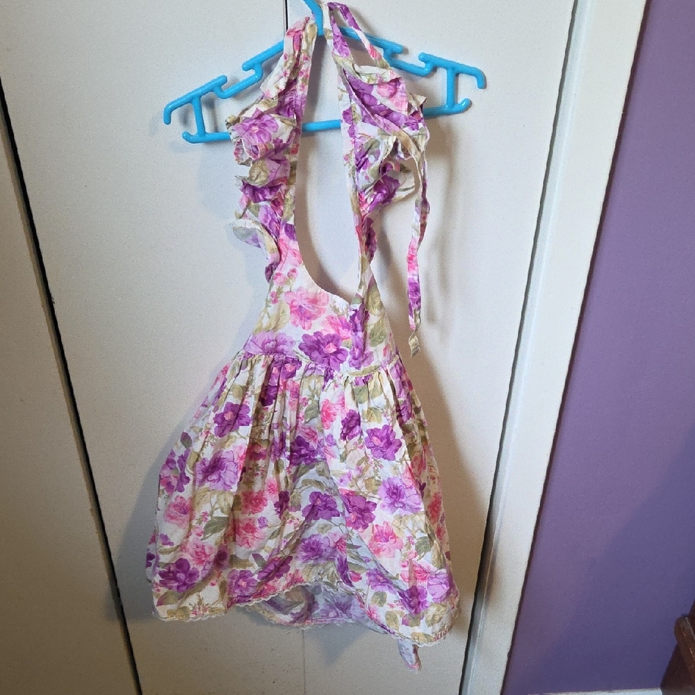 Lacey Lane Jumper Floral Halter Dress